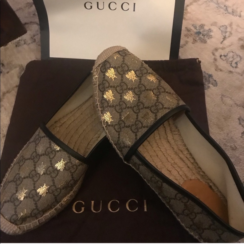 Gucci Bumble Bee Espadrilles